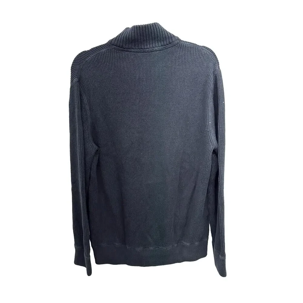Eddie Bauer Seattle USA Long Sleeve Mens sweater Size L Blue‎